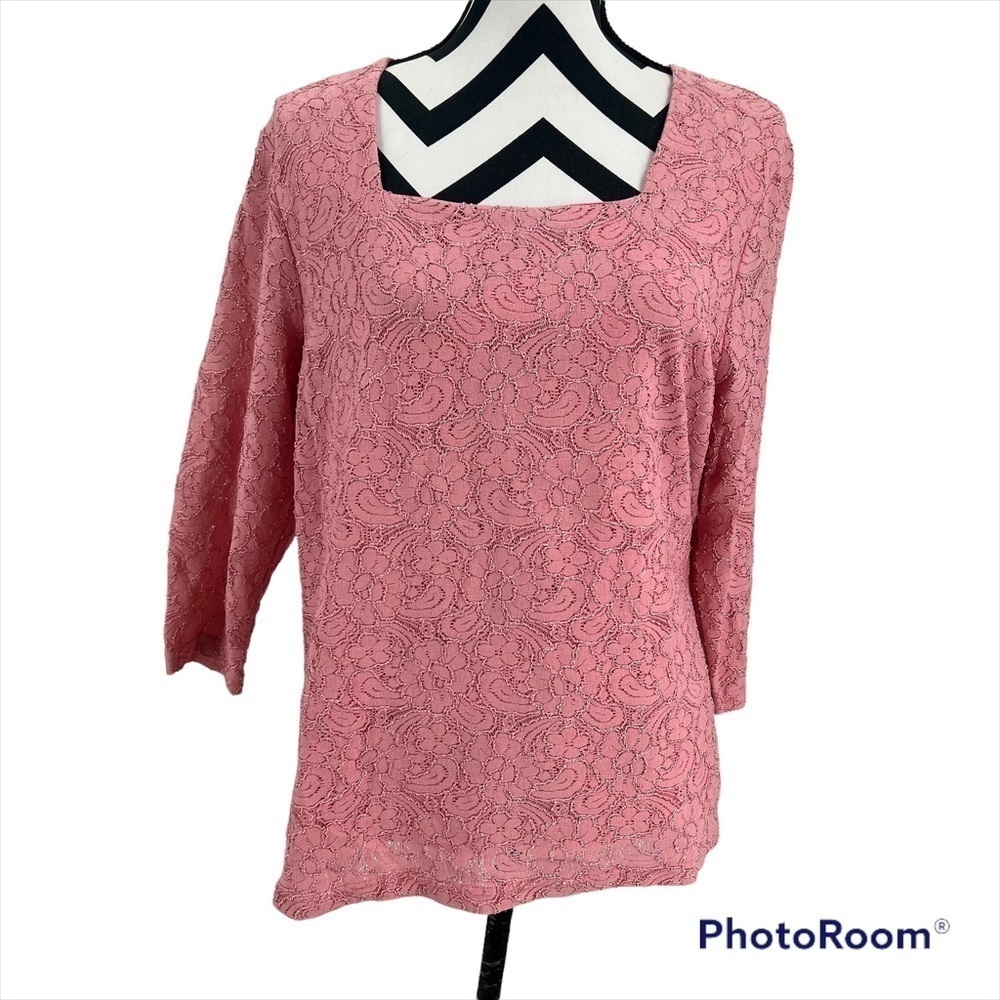 Studio 1940 Rose Lace Top Size 18/20W